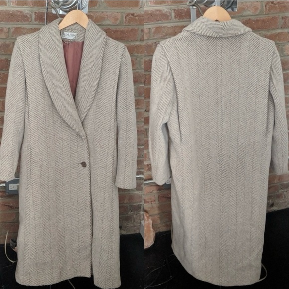 Herringbone Wool coat - Picture 1 of 5